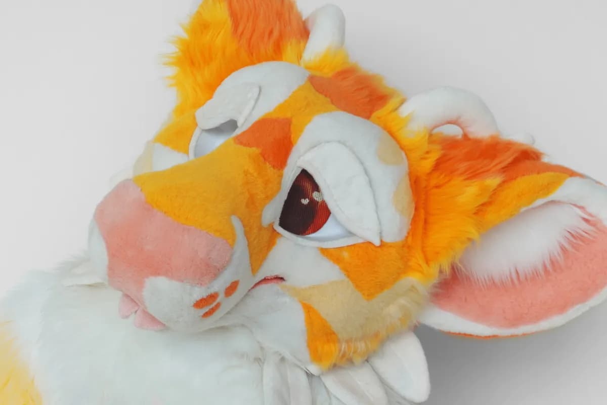 Gochu, a custom fursuit by Chilli Tiger Creations, photo 8 of 20