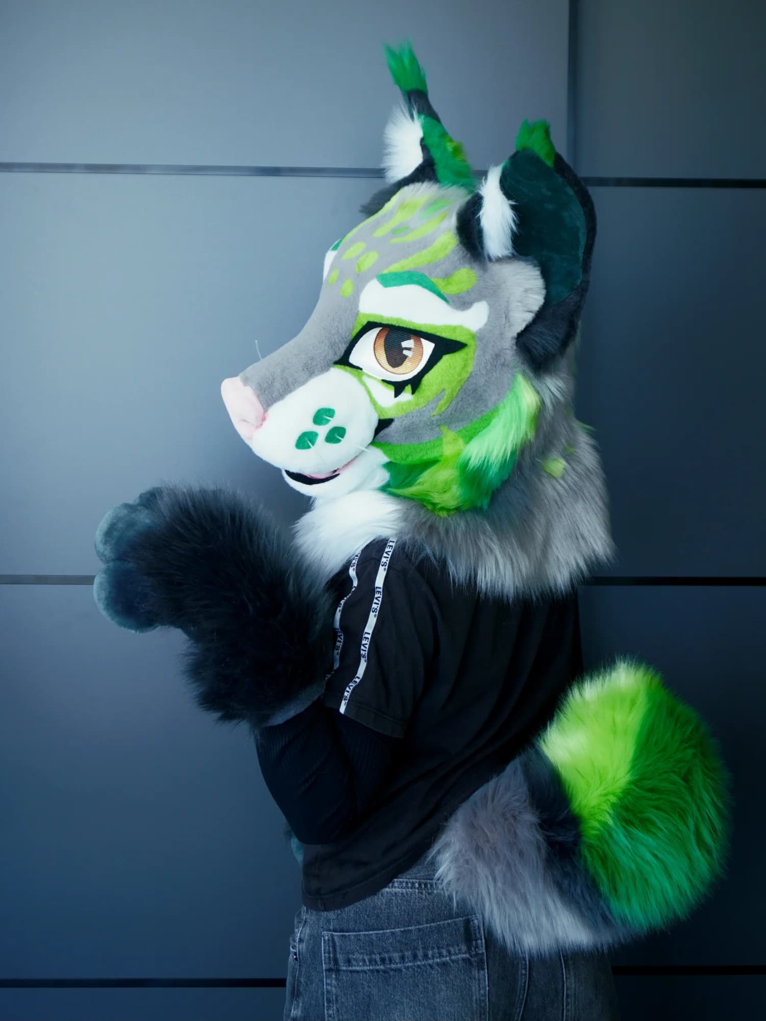 Beleth, a custom fursuit by Chilli Tiger Creations, photo 6 of 13