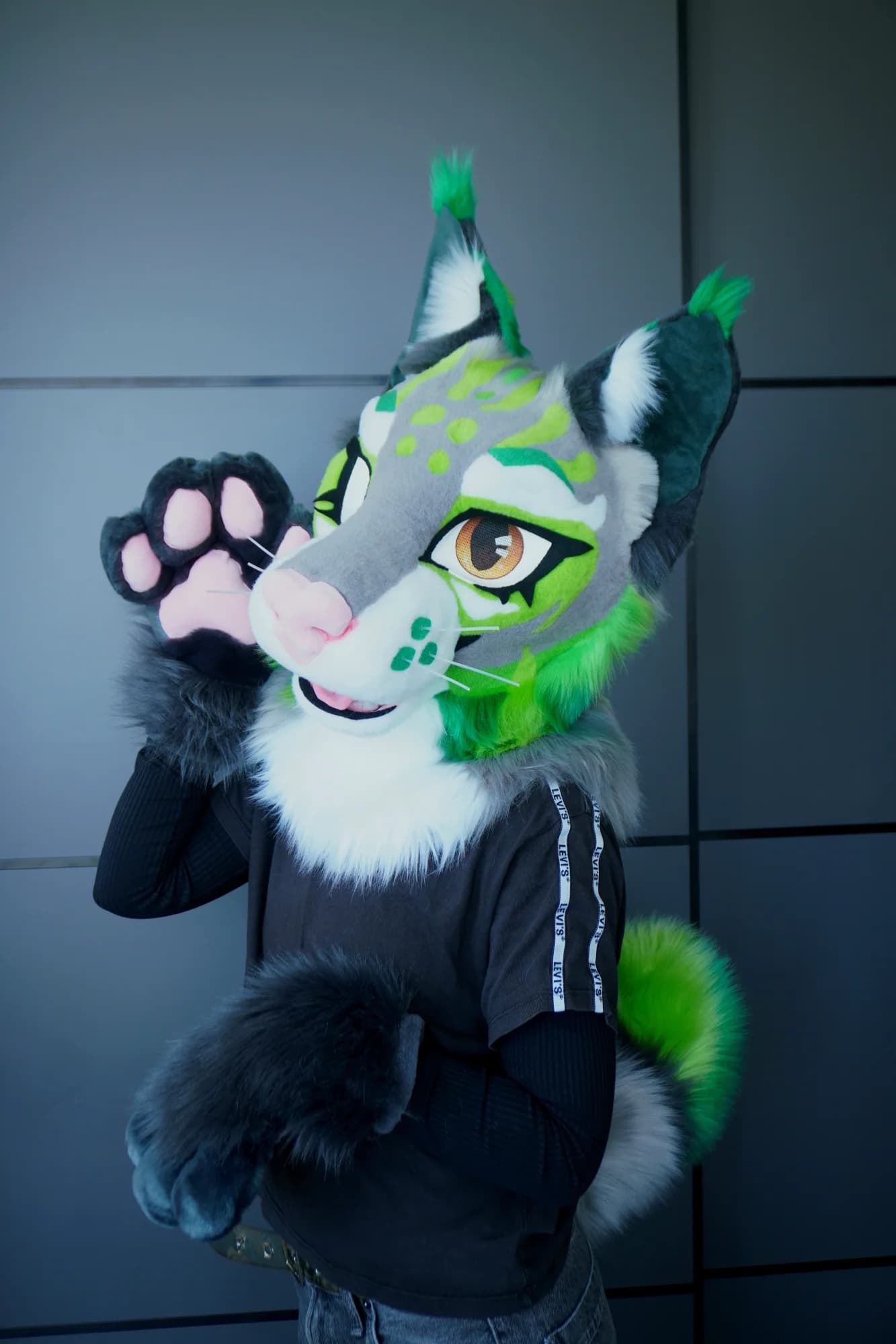 Beleth, a custom fursuit by Chilli Tiger Creations, photo 1 of 13