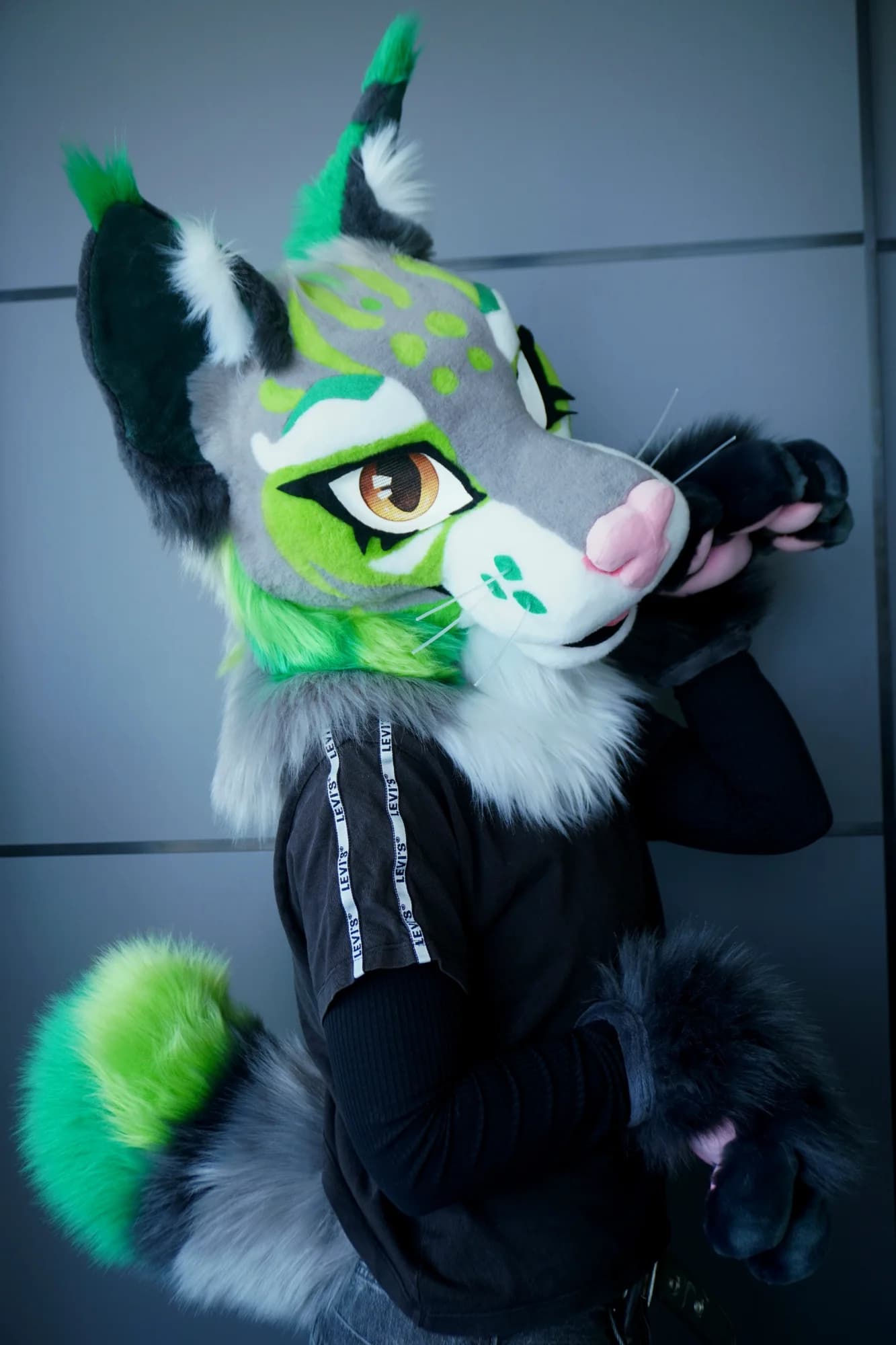 Beleth, a custom fursuit by Chilli Tiger Creations, photo 2 of 13